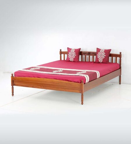 Wooden Double Bed _1