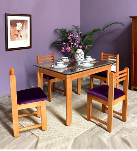 Four Seater Compact Dining Table Set _1