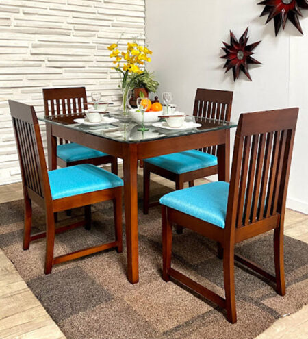 Compact Four Seater Dining Table Set _1