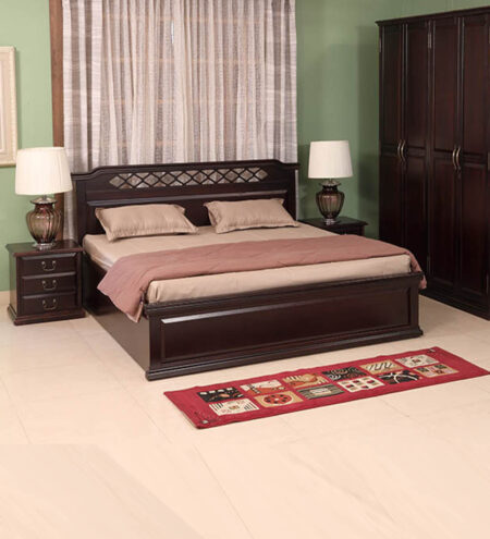King Size Bed With Hydraulic Storage _1