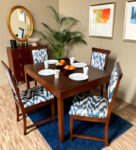 Wooden Four Sitter Dining Table Set _1