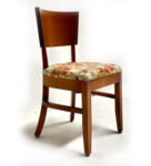 Curved Wooden Dining Chair _1