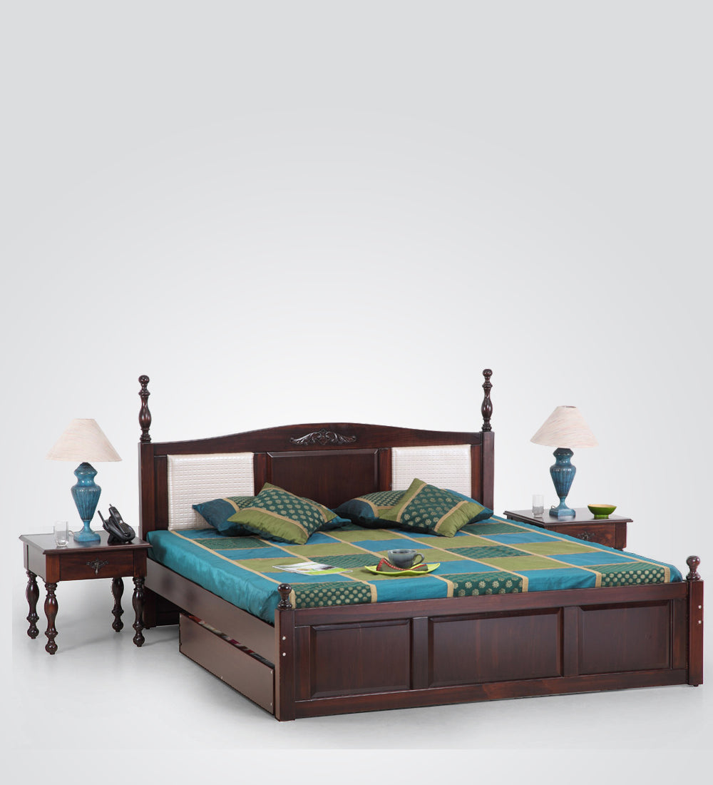 Ekbote king size bed with outlet storage