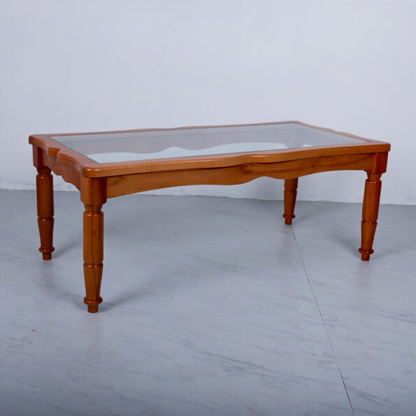 CT42_Rectangular Table With Glass Top