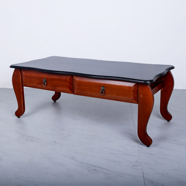 CT45_Rectangular Table With Curved Top