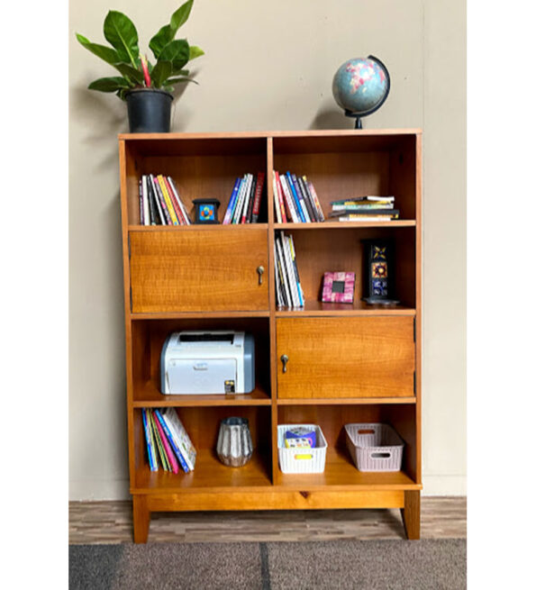 Wooden book shelf