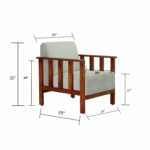 White 2 seater collection sofa