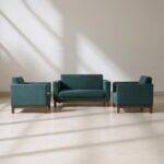 Blue 2 seater collection sofa