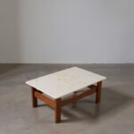 Marble Top Wooden Center Table