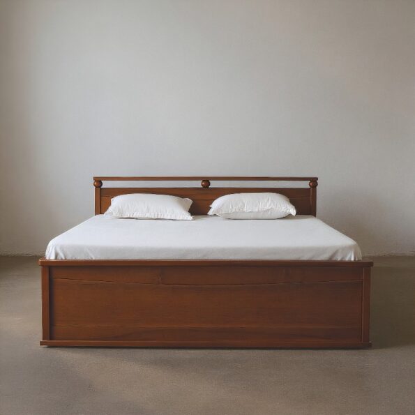 Queen Sized Wooden Double Bed