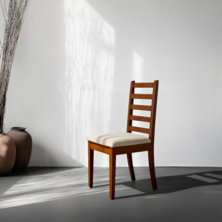 Cushioned Wooden Dining Chair