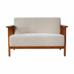 White 2 seater collection sofa