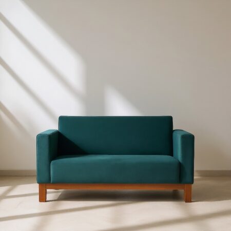 Classic Wooden Two Seater Sofa
