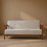 White 3 seater collection sofa