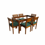 Blue dining set 6 seater