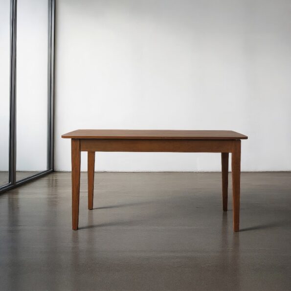 Six Seater Rectangular Wooden Dining Table