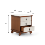 Side table with marble top