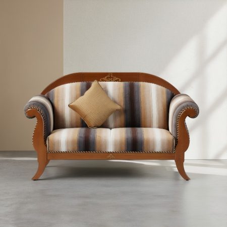 Royal Wooden Two Seater Sofa