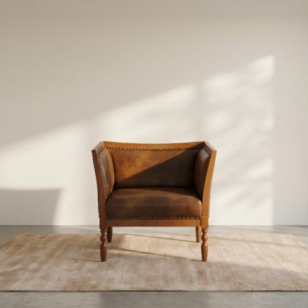 Majestic Wooden One Seater Sofa