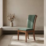 Wooden Dining Chair Full Cushioned