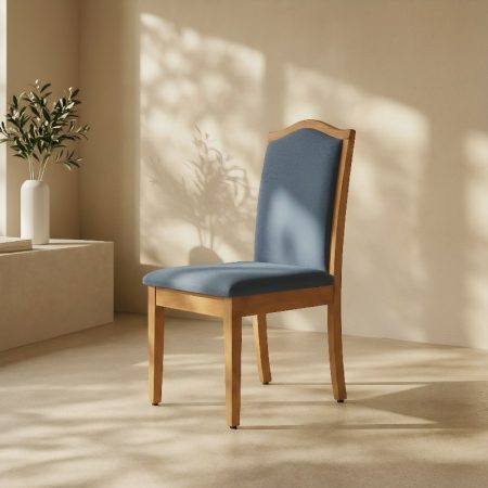 Wooden Dining Chair With Full Cushion
