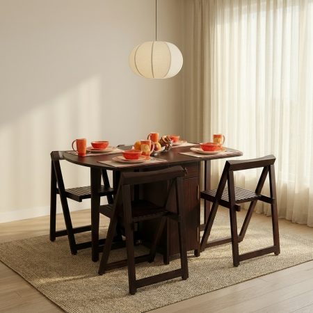 Folding Dining Table Set