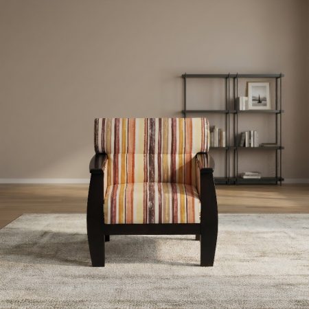 Supreme Wooden One Seater Sofa