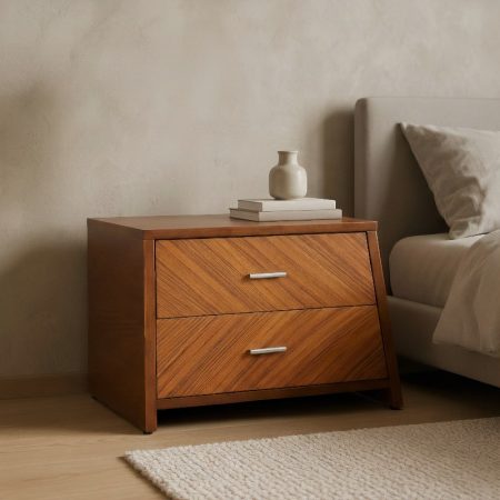 Wooden Bed Side Table With Drawer