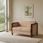 Wooden Elite Two Seater Sofa