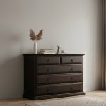 Wooden Chest Of Drawer With Five Drawers