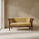 Contemporary Two Seater Wooden Sofa