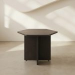 Hexagonal Wooden Side Table