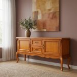 Elegant Wooden TV Unit