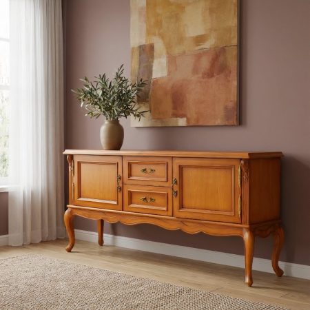 Elegant Wooden TV Unit