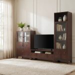 Spacious Wooden TV Unit