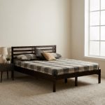 Modern Queen Size Wooden Bed